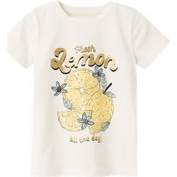Name It Παιδικό T-Shirt Κοντομάνικο Εκρού 13228272