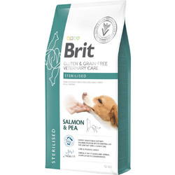 Brit Veterinary Care Dog Grain Free Sterilised with Salmon & Pea 12kg