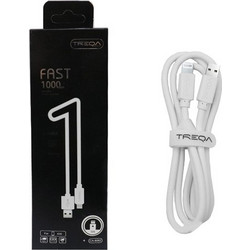 Treqa CA-8062 USB-A to Lightning Cable 1m White 6928749200328