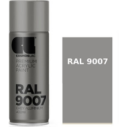 CosmosLac Σπρέι Βαφής Γκρι Gloss 400ml RAL 9007