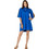 AGGEL Mini Καλοκαιρινό Καθημερινό Φόρεμα Royal Blue SS43048KF-1073