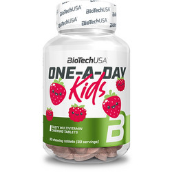 Biotech USA One A Day Kids 90 Μασώμενα Δισκία