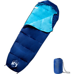 vidaXL Sleeping Bag Μονό 3 Εποχών Μπλε 94483