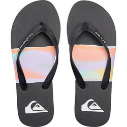 Quiksilver Molokai Airbrushed Ανδρικές Σαγιονάρες Αντιολισθητικές Πολύχρωμες AQYL101317-KVJ1