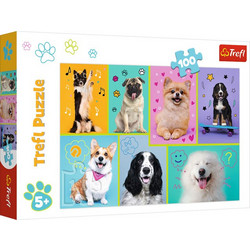 Παιδικό Puzzle Trefl In The World Of Dogs 100 Κομμάτια