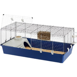 Ferplast Rabbit 120 Κλουβί για Κουνέλια Μπλε 118x58.5x49.5cm
