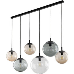 TK Lighting Esme 4797 Κρεμαστό Φωτιστικό Οροφής Ράγα Πολύφωτο