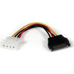 StarTech LP4SATAFM6IN Καλώδιο Τροφοδοσίας 15-Pin SATA to 4-Pin Molex Female 1.52m Multicolor