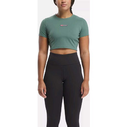 Reebok Lux Bold Γυναικείο Αθλητικό Crop Top Χακί 100076117