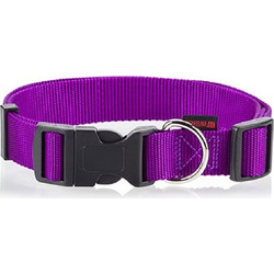Pet Interest Plain Line Κολάρο Σκύλου Μωβ 1x19-33cm