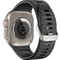 Decoded Traction Ultra Λουράκι Σιλικόνης Black (Apple Watch 42 / 44 / 45 / 49mm)