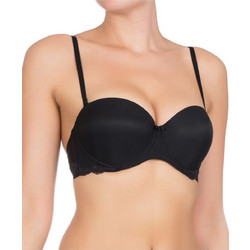 Triumph Lovely Micro Σουτιέν Strapless Push Up με Μπανέλα Μαύρο 10190323-0004