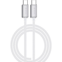 Devia EC688 Braided USB-C to USB-C 60W 1.5m White 6942297105737