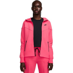 Nike Tech Fleece Windrunner Γυναικεία Ζακέτα Φούτερ Μακριά με Κουκούλα και Φερμουάρ Φούξια FB8338-629