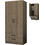 Megapap Δίφυλλη Ντουλάπα Ρούχων Ricardo Καρυδί 80x51.8x181cm GP028-0109,3