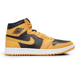 Jordan 1 Retro High Ανδρικά Αθλητικά Παπούτσια για Golf Κίτρινα Μαύρα DQ0660-700