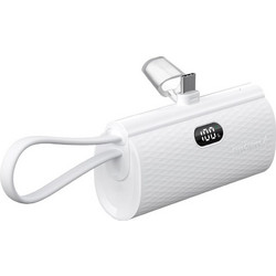 Forcell F5K3 Power Bank 5000mAh 20W με Θύρα USB-C White
