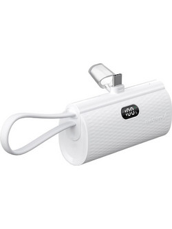 Forcell F5K3 Power Bank 5000mAh 20W με Θύρα USB-C White