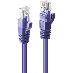 Lindy U/UTP Cat.6 Καλώδιο Δικτύου Ethernet 5m Purple 48125