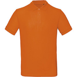 B&C Collection Ανδρική Μπλούζα Polo Κοντομάνικη Πορτοκαλί PM430