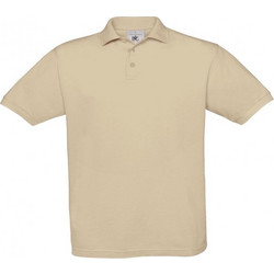 B&C Collection Ανδρική Μπλούζα Polo Κοντομάνικη Μπεζ PU409