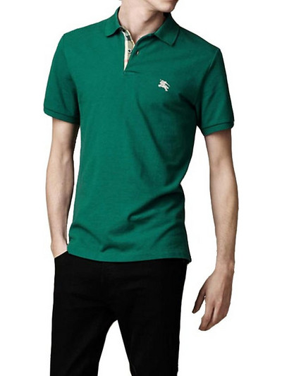 Burberry Ανδρική Μπλούζα Polo Κοντομάνικη Πράσινη 38197611