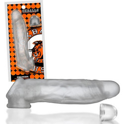 Oxballs Dicker Ultra-Slim Κάλυμμα Επιμήκυνσης Πέους Clear