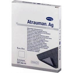 Hartmann Atrauman Ag Silver Γάζες με Αλοιφή 5x5cm 10τμχ