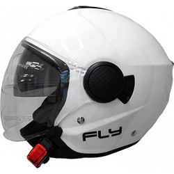 Pilot Helmets Fly SV White Κράνος Μηχανής Jet 1300gr