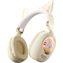 Kiddoboo Delulu Ασύρματα Bluetooth Παιδικά Ακουστικά Over Ear Χρυσά