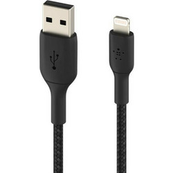 Belkin Braided USB-A to Lightning Cable 3m Black CAA002BT3MBK