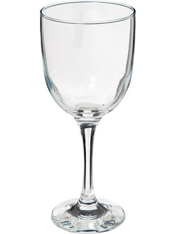 Spitishop Σετ Ποτήρι Κρασιού Γυάλινo Κολωνάτο Clara 390ml 202180