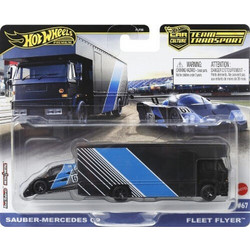 Mattel Hot Wheels Car Culture Team Transport Sauber-Mercedes C9 & Fleet Flyer