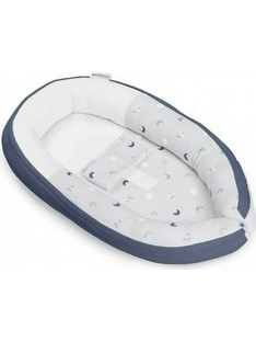 Doomoo Cocoon Blue Grey Moon Βρεφικό Μαξιλάρι Φωλιά 80x50cm
