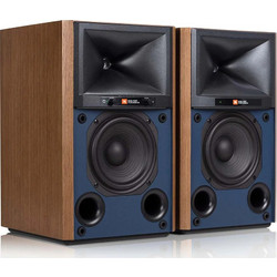 JBL 4305P Αυτοενισχυόμενα Ηχεία με Bluetooth & Wi-Fi 150W Walnut (Ζεύγος)