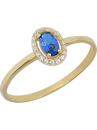 Million Diamonds Γυναικείο Δαχτυλίδι Ροζέτα από Xρυσό 14K με Ζιργκόν RΖ20219