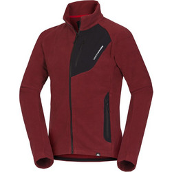 Northfinder Ανδρική Ζακέτα Fleece με Φερμουάρ Μπορντό MI-3738PRO-SH