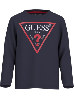 Guess Παιδικό T-Shirt Μακρυμάνικο Navy Μπλε N84I24K8HM0-G7V2