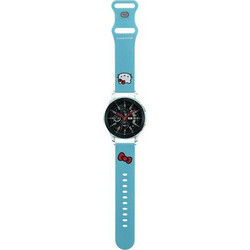Hello Kitty Head Λουράκι Σιλικόνης Blue (Universal 22mm)