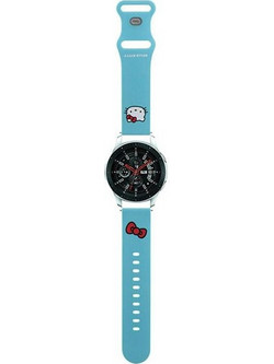 Hello Kitty Head Λουράκι Σιλικόνης Blue (Universal 22mm)