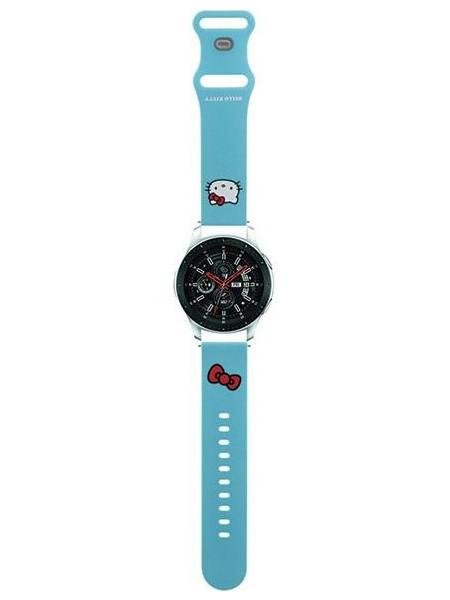Hello Kitty Head Λουράκι Σιλικόνης Blue (Universal 22mm)