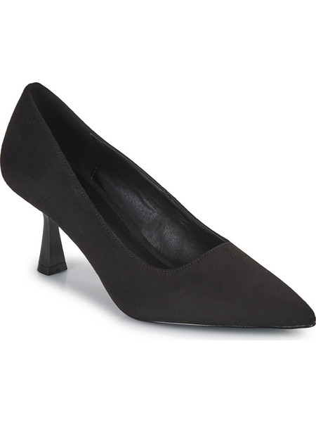 Bullboxer Γόβες Suede με Λεπτό Χαμηλό Τακούνι Μαύρες 181000F3T-BKBKXX