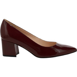 Nine West TVES Γόβες Λουστρίνι με Χοντρό Χαμηλό Τακούνι Μπορντό PA-640