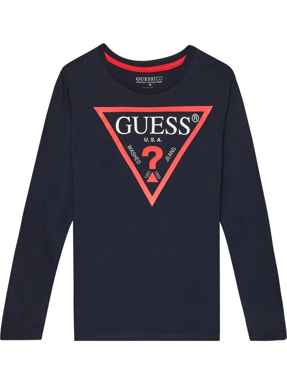 Guess Παιδικό T-Shirt Μακρυμάνικο Μπλε L84I29K8HM0-G7V2