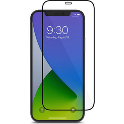 Moshi AirFoil Pro Hybrid Tempered Glass Black (iPhone 12 / 12 Pro)