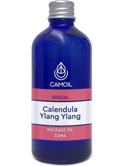 Zarbis Camoil Calendula Ylang Ylang Sensual Έλαιο Καλέντουλας για Μασάζ 100ml