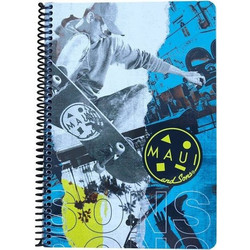 Back Me UP Maui Camo - Skate Σπιράλ Τετράδιο Ριγέ B5 70 Φύλλων 2 Θεμάτων Διάφορα Σχέδια 339-35402
