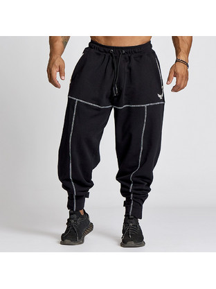 Evolution Body Ανδρικό Παντελόνι Φόρμας με Λάστιχο Μαύρο2662