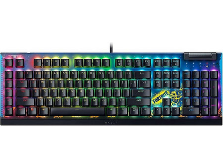 Razer Blackwidow V4 X Fortnite Μηχανικό Gaming Πληκτρολόγιο με Razer Yellow Διακόπτες RGB