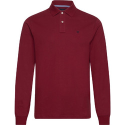 Hackett Ανδρική Μπλούζα Polo Μακρυμάνικη Μπορντό HM550887-274